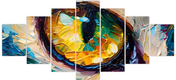 Obraz - Malba kočičího oka (210x100 cm)