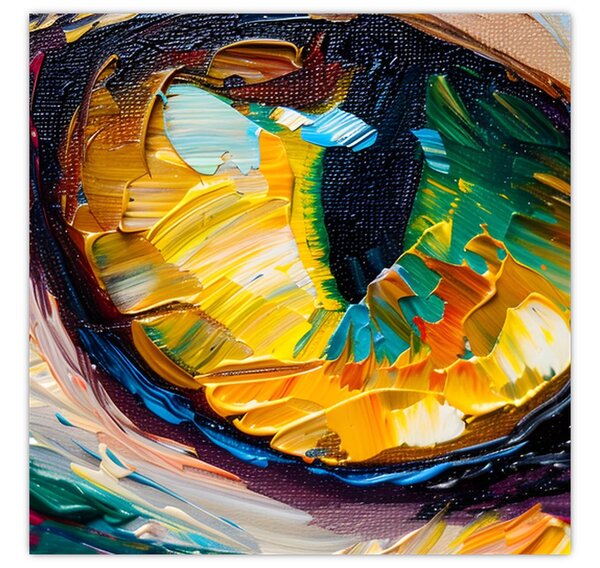 Obraz - Malba kočičího oka (30x30 cm)