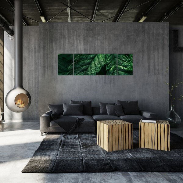 Obraz - Detail listu (170x50 cm)