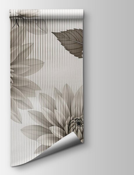 Fototapeta Elegantní květinový design v tlumených tónech, Přírodní fototapety, Populární fototapety, w03197v1 - Tapeko.co.cz