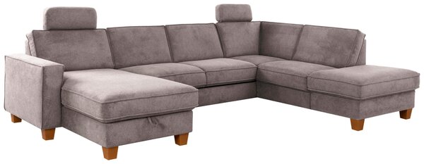 SEDACÍ SOUPRAVA, textil, šedohnědá Sit & More - Sedací soupravy, Online Only