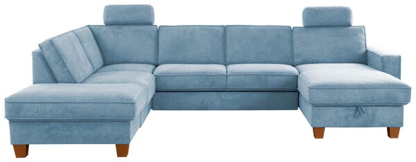 SEDACÍ SOUPRAVA, textil, světle modrá Sit & More - Sedací soupravy, Online Only