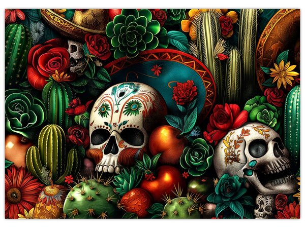 Obraz - Mexický koncept (70x50 cm)