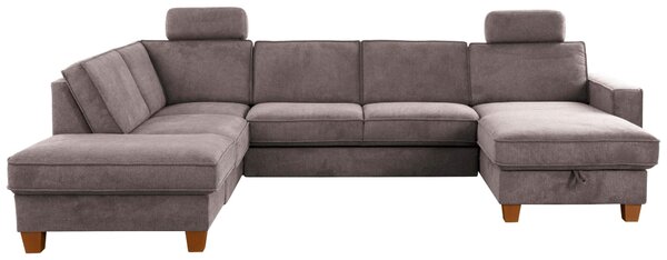 SEDACÍ SOUPRAVA, textil, šedohnědá Sit & More - Sedací soupravy, Online Only