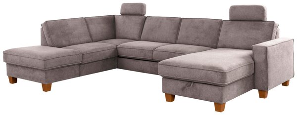 SEDACÍ SOUPRAVA, textil, šedohnědá Sit & More - Sedací soupravy, Online Only