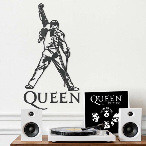 DUBLEZ | Dřevěný obraz Queen - Freddie Mercury | Obraz
