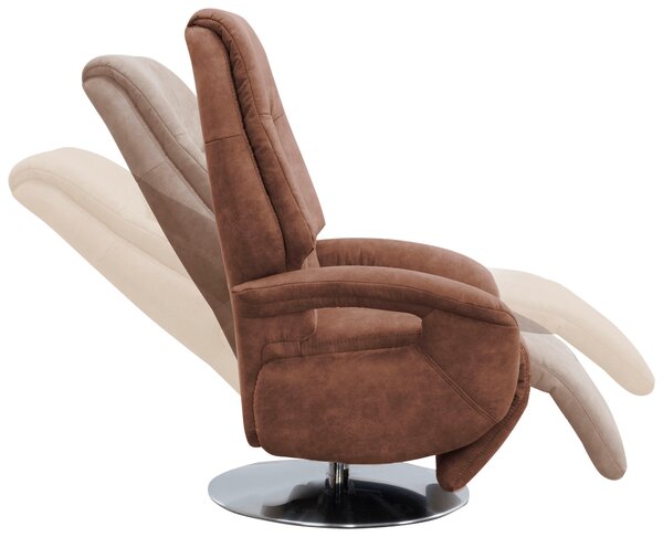 RELAXAČNÍ KŘESLO, textil, koňaková Sit & More - Online Only křesla & taburety, Online Only