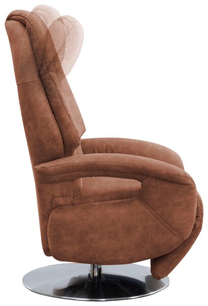 RELAXAČNÍ KŘESLO, textil, koňaková Sit & More - Online Only křesla & taburety, Online Only
