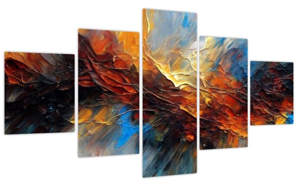 Obraz - Barevná textura (125x70 cm)