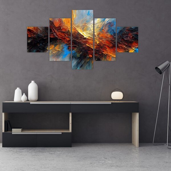 Obraz - Barevná textura (125x70 cm)