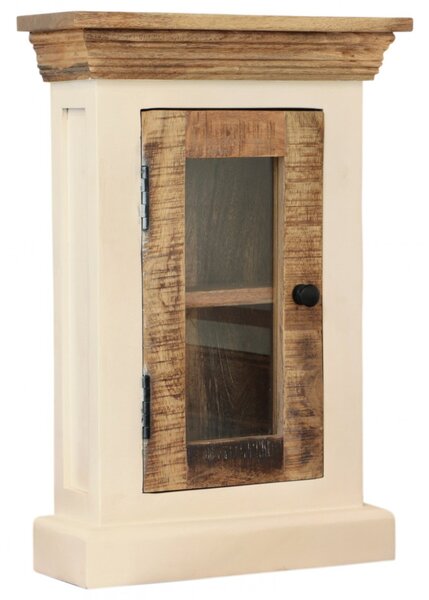 Nástěnná skříňka do koupelny Agni 40x60x15 z masivu mango