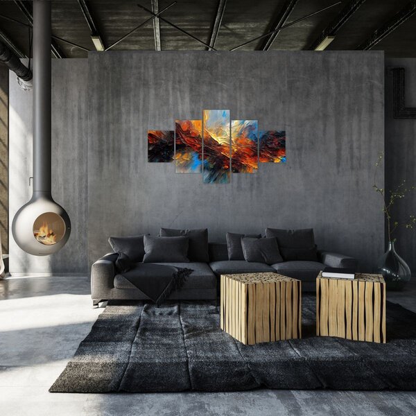 Obraz - Barevná textura (125x70 cm)