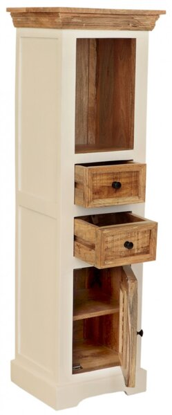 Skříňka do koupelny Agni 40x130x35 z masivu mango