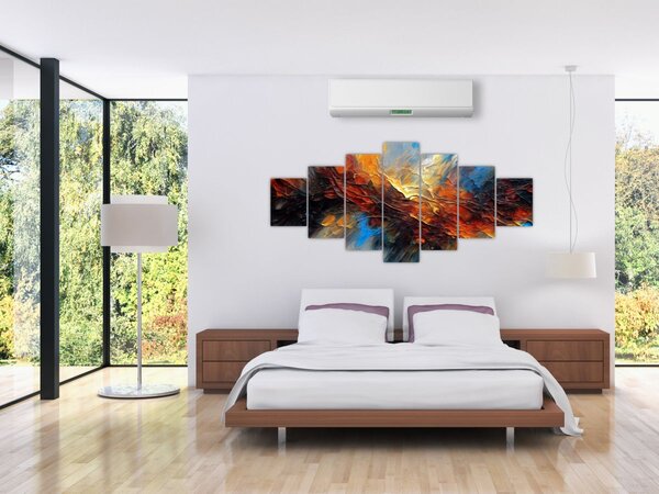 Obraz - Barevná textura (210x100 cm)