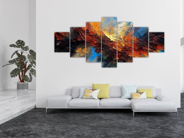 Obraz - Barevná textura (210x100 cm)