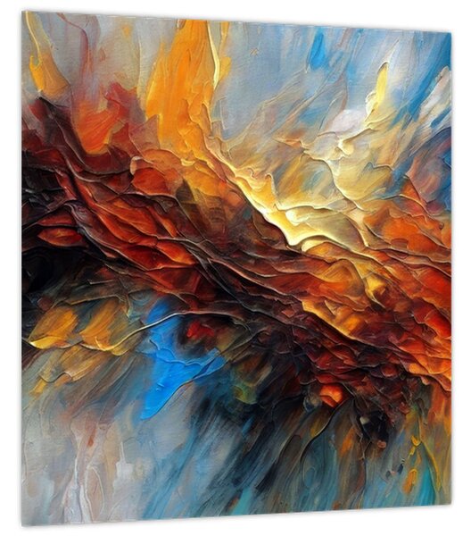 Obraz - Barevná textura (30x30 cm)