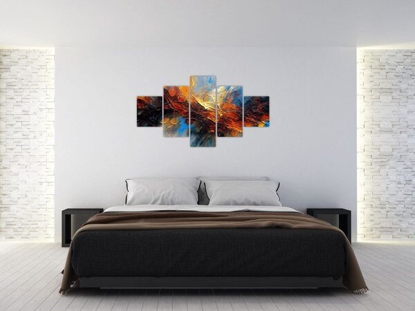 Obraz - Barevná textura (125x70 cm)