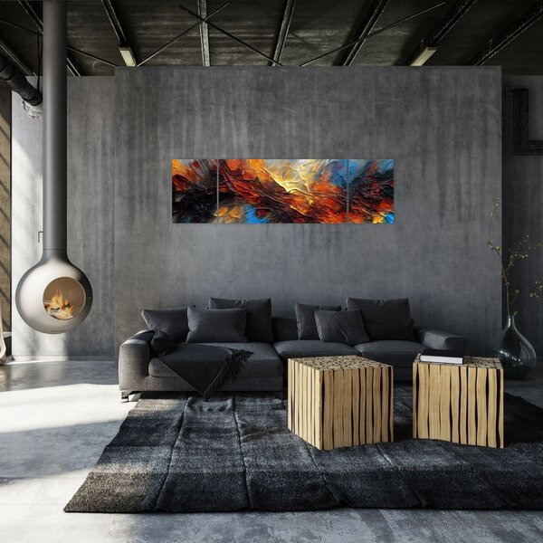 Obraz - Barevná textura (170x50 cm)