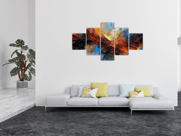 Obraz - Barevná textura (125x70 cm)