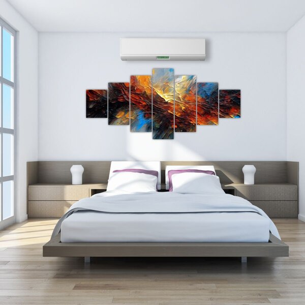 Obraz - Barevná textura (210x100 cm)