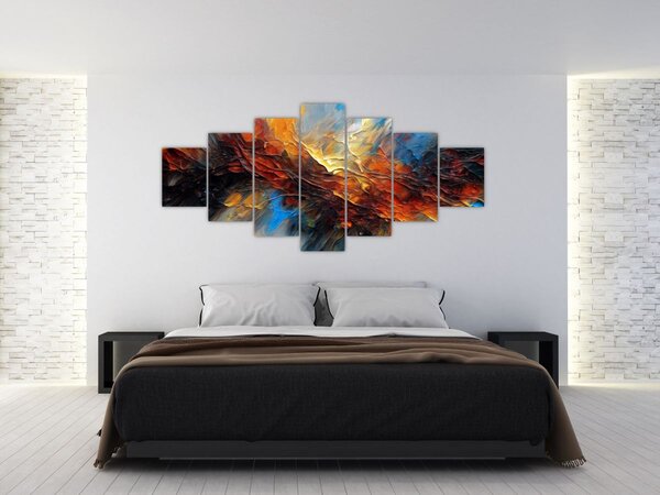 Obraz - Barevná textura (210x100 cm)