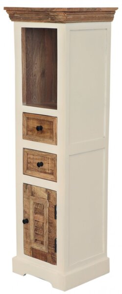Skříňka do koupelny Agni 40x130x35 z masivu mango