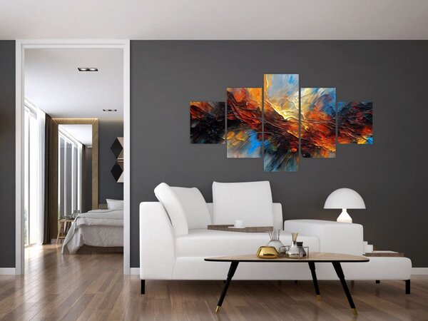 Obraz - Barevná textura (125x70 cm)