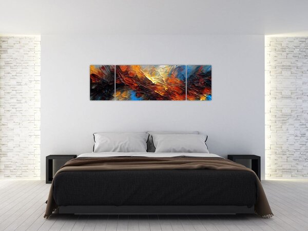 Obraz - Barevná textura (170x50 cm)
