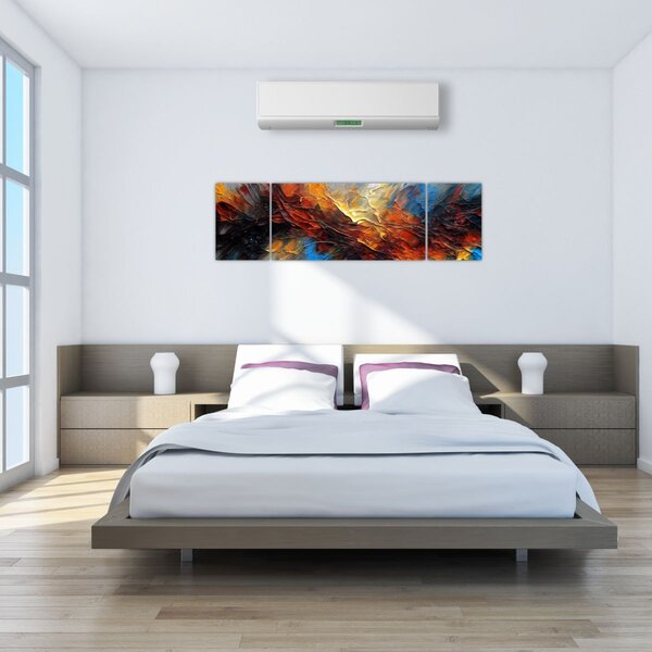 Obraz - Barevná textura (170x50 cm)