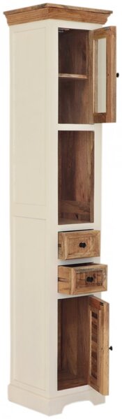 Skříňka do koupelny Agni 40x190x35 z masivu mango