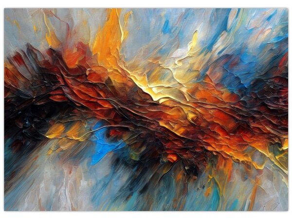 Obraz - Barevná textura (70x50 cm)