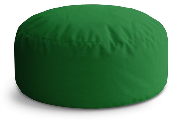 Sablio Taburet Circle Tmavě zelená: 40x50 cm