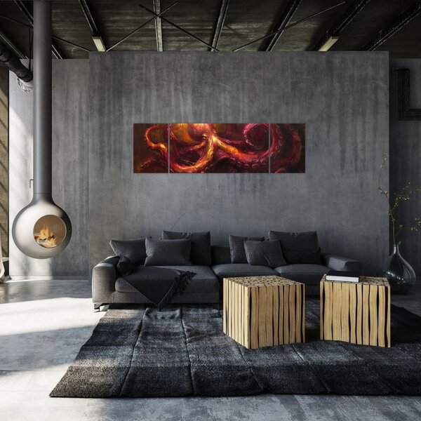Obraz - Chobotnice, olejomalba (170x50 cm)