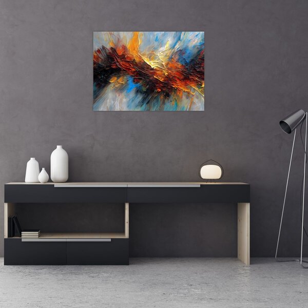 Obraz - Barevná textura (70x50 cm)