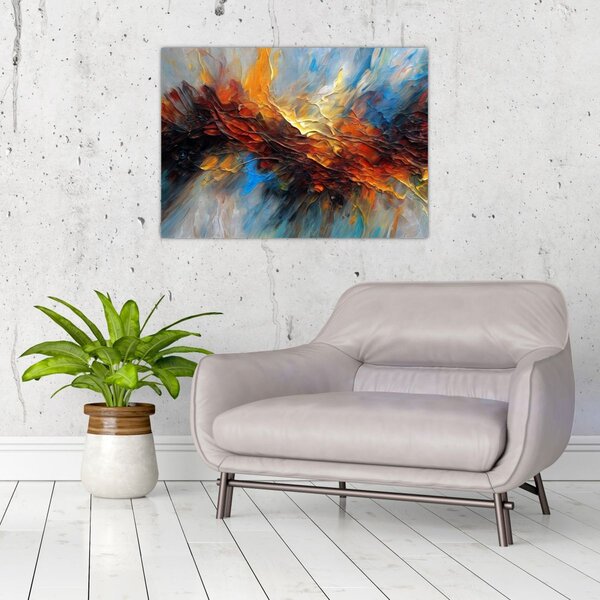 Obraz - Barevná textura (70x50 cm)