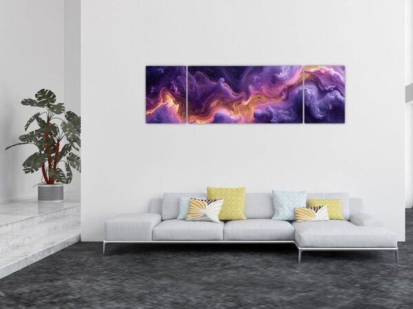 Obraz - Fialová mlhovina (170x50 cm)