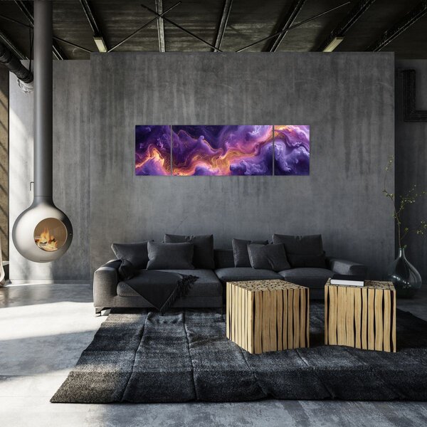 Obraz - Fialová mlhovina (170x50 cm)