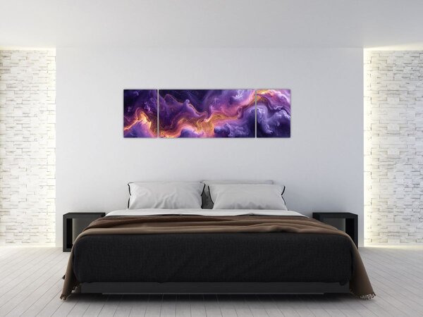 Obraz - Fialová mlhovina (170x50 cm)