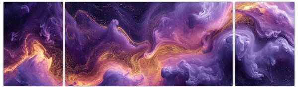 Obraz - Fialová mlhovina (170x50 cm)