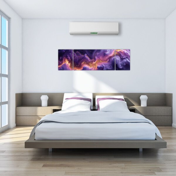 Obraz - Fialová mlhovina (170x50 cm)