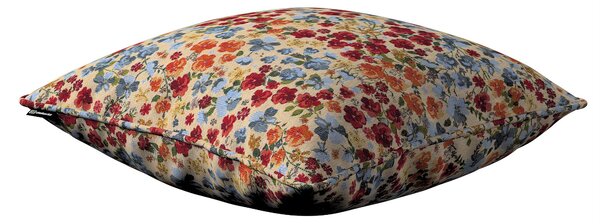 Gabi - potah na polštář šňůrka po obvodu barva vícebarevná látka pletený vzor, vzorované
