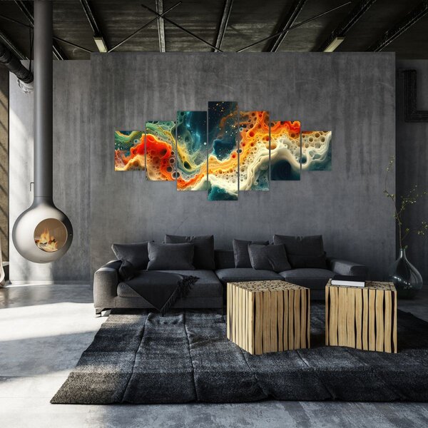 Obraz - Moderní abstrakce (210x100 cm)