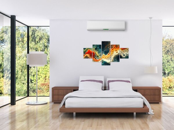 Obraz - Moderní abstrakce (125x70 cm)