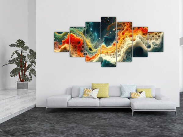 Obraz - Moderní abstrakce (210x100 cm)