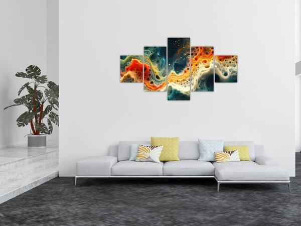 Obraz - Moderní abstrakce (125x70 cm)