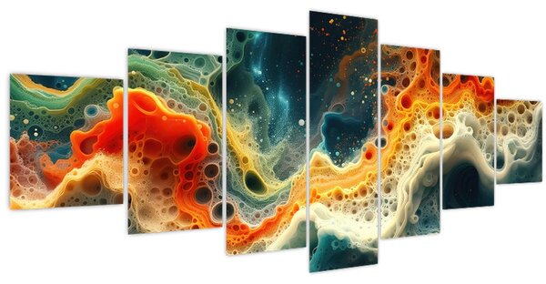 Obraz - Moderní abstrakce (210x100 cm)