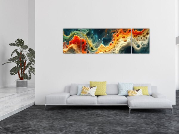 Obraz - Moderní abstrakce (170x50 cm)