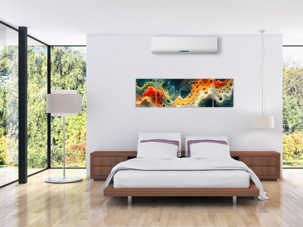 Obraz - Moderní abstrakce (170x50 cm)