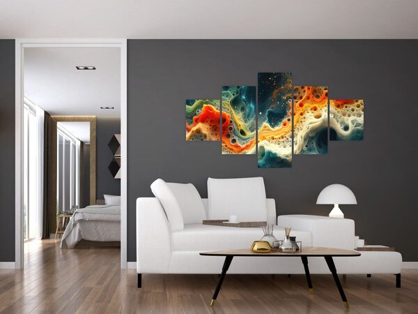 Obraz - Moderní abstrakce (125x70 cm)