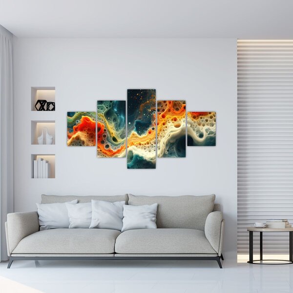 Obraz - Moderní abstrakce (125x70 cm)